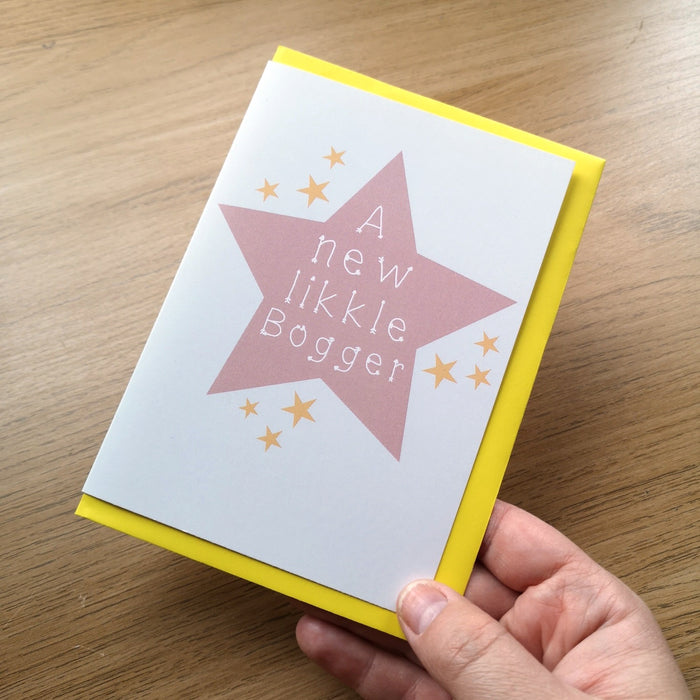 New likkle Bogger Cards star design
