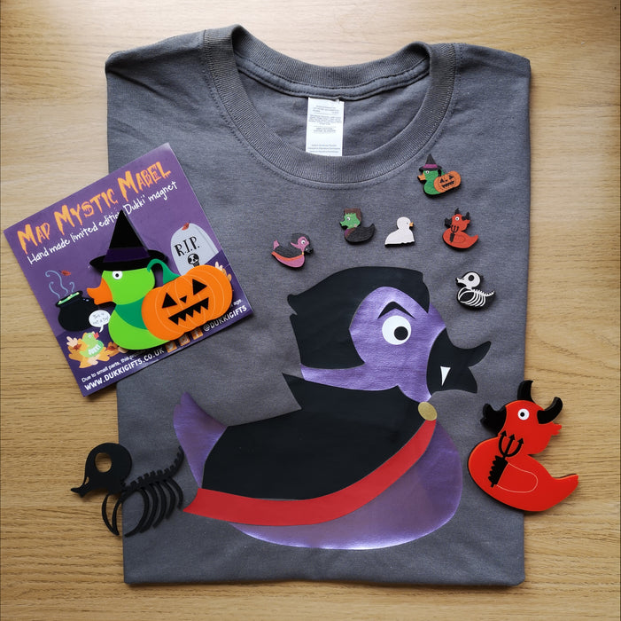 Quackula Halloween Adult T-shirt