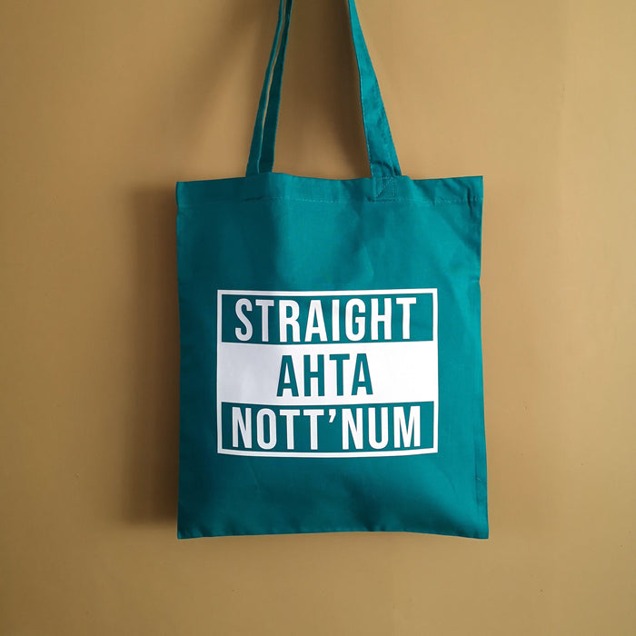 Straight Ahta Nott'num Tote Bag (various colours)