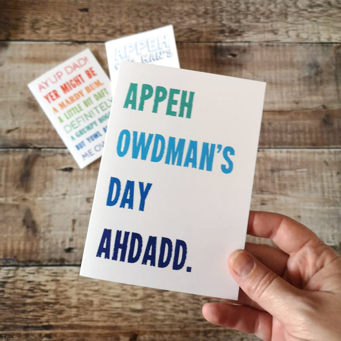 Appeh Owd Man's Day (ahdadd) Fathers Day Card