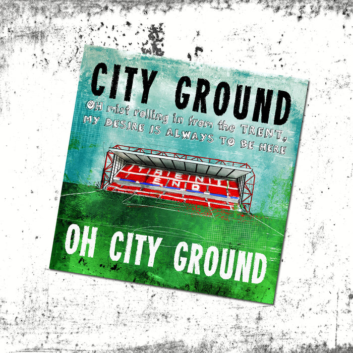 City Ground Song Print