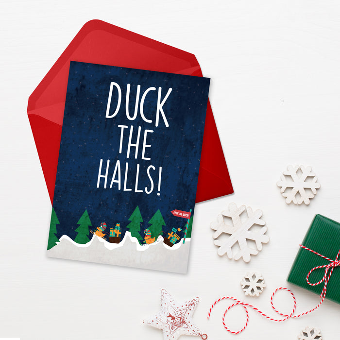 Duck the Halls! Christmas Card