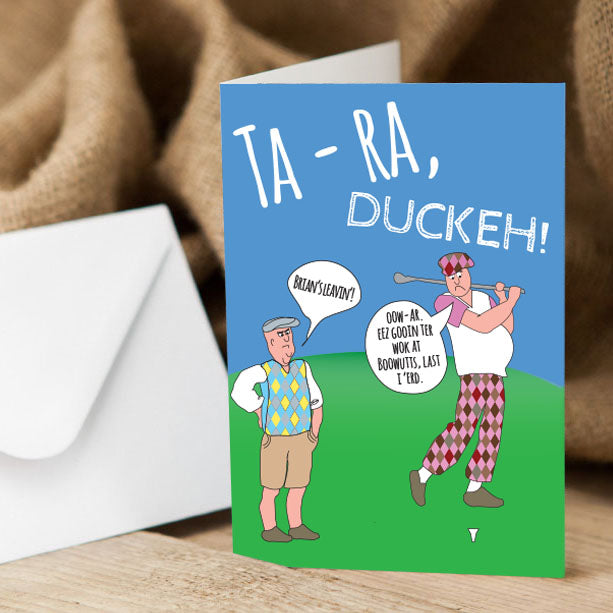 Ta-ra Duckeh! Retirement Card ki