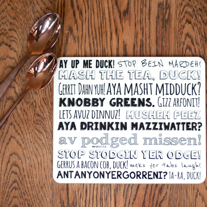 Nottingham Phrases Placemats