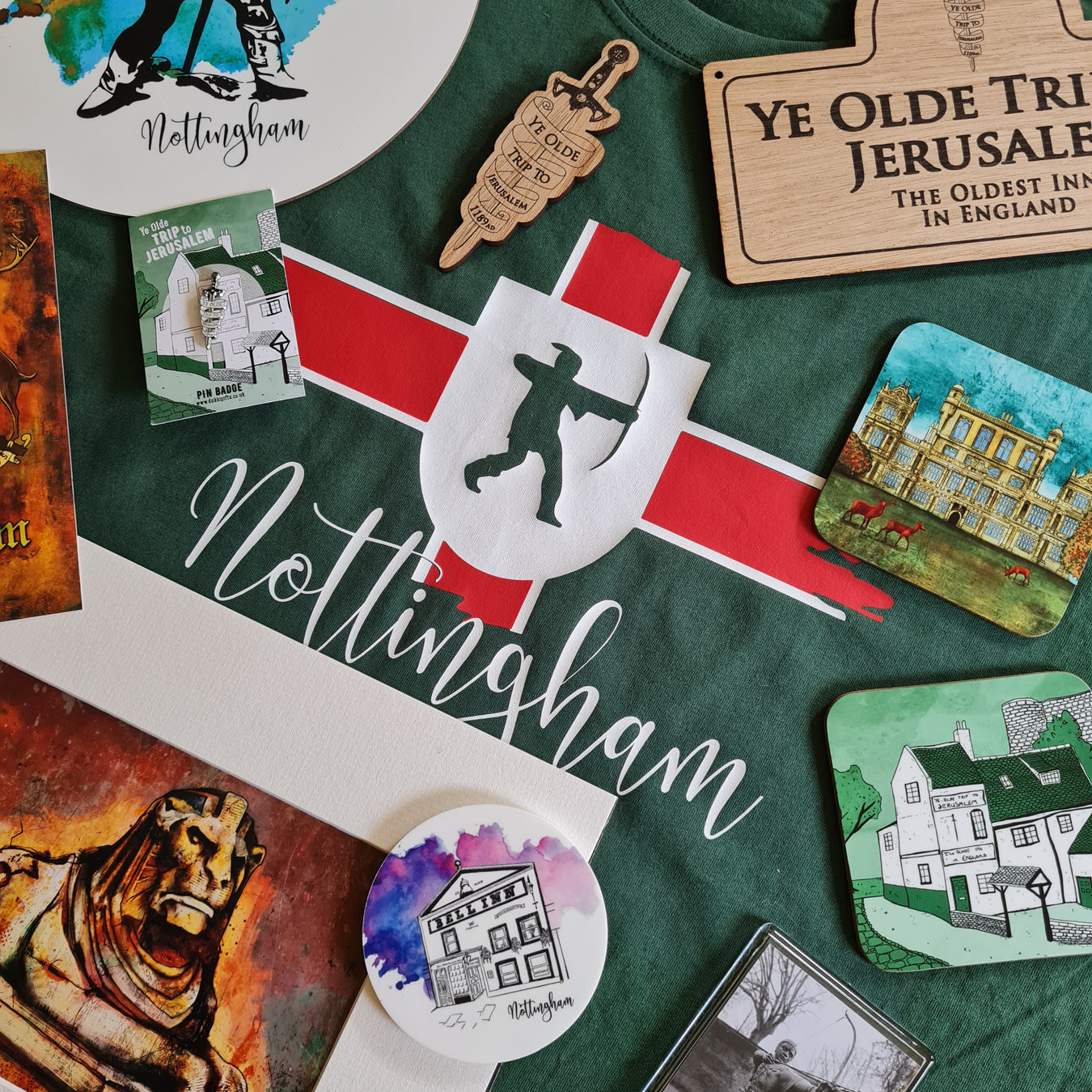 Nottingham landmarks and Legends