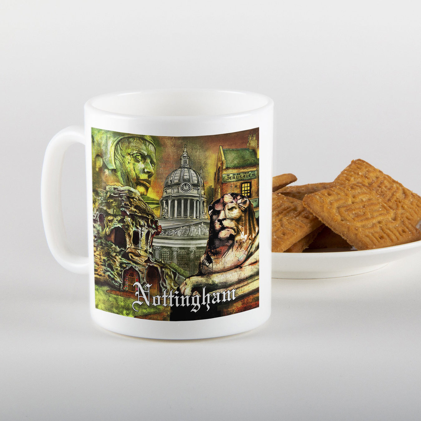 Nottingham Landmark Mugs