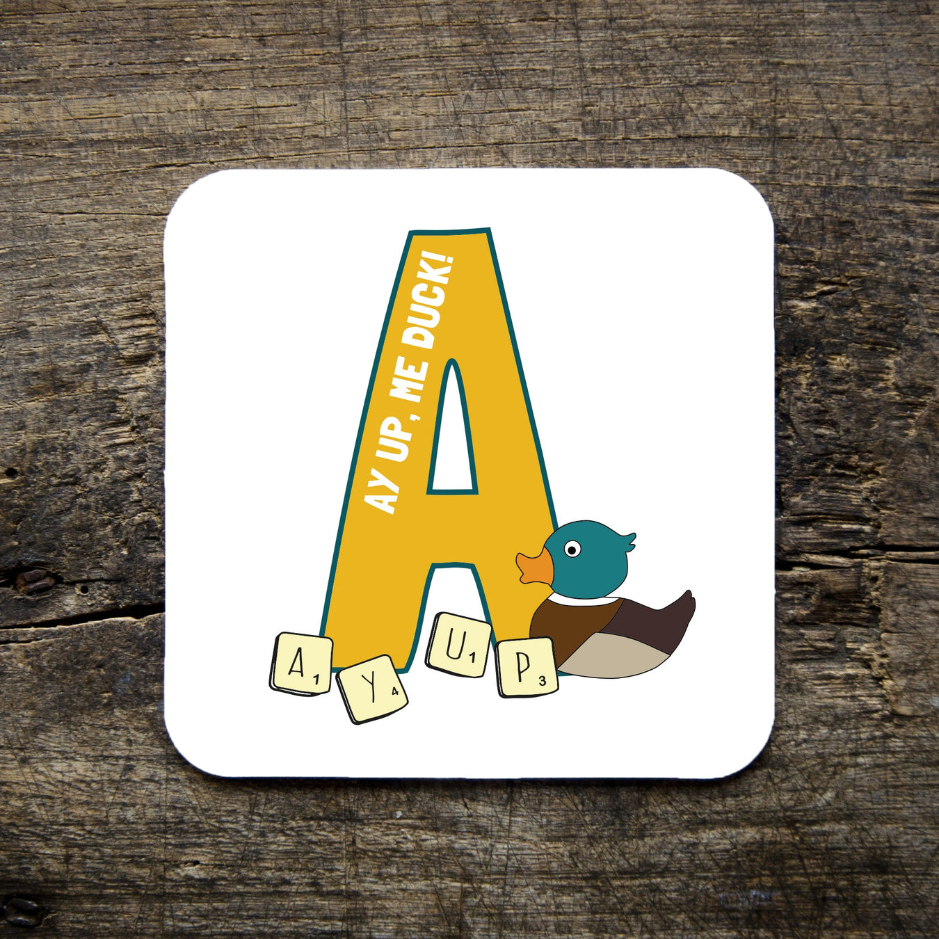 The Nottingham Alphabet Coasters