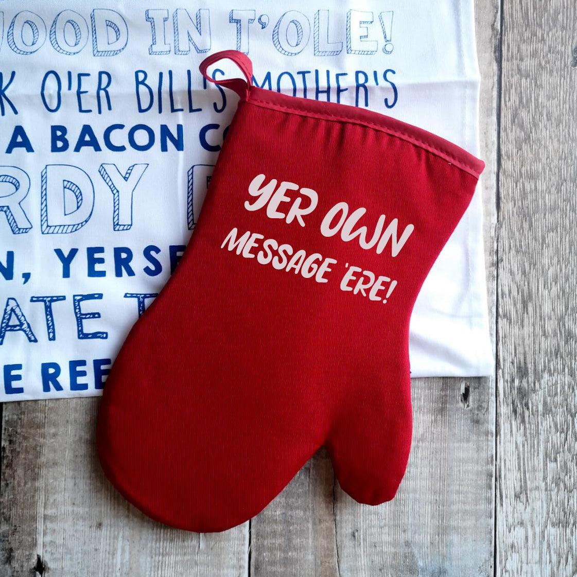 Personalised Aprons and Oven Gloves