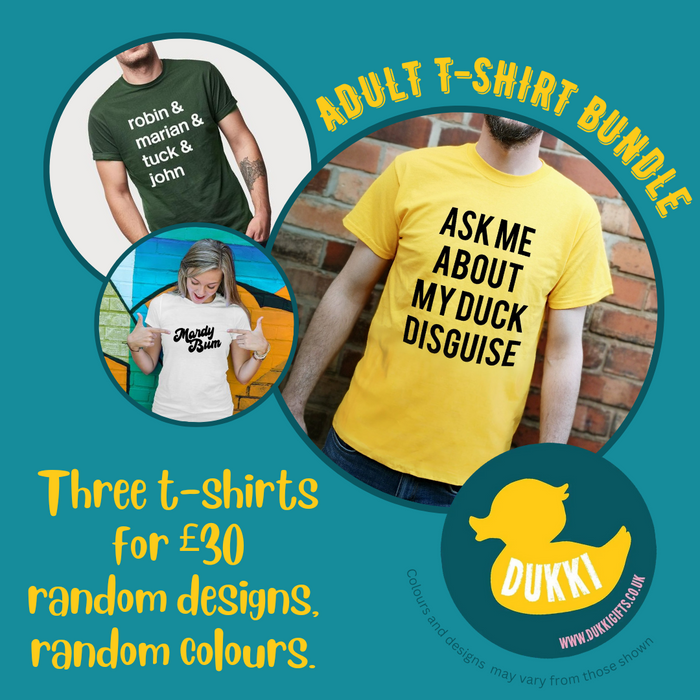 Three adult t-shirts for 30 paahnd
