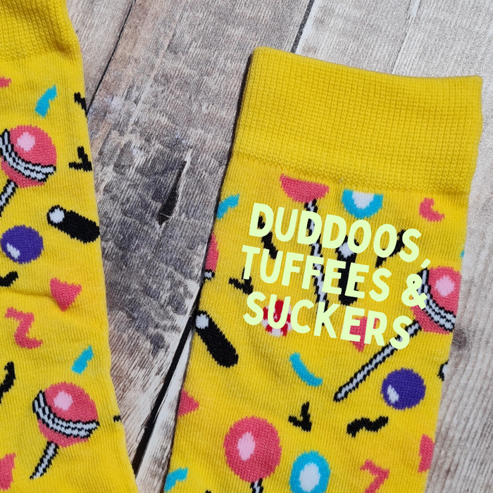 Dudoos, tuffees and suckers Socks