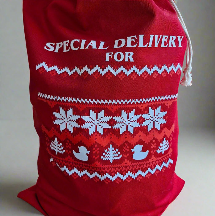 Special Delivery Personalised Santa Sack