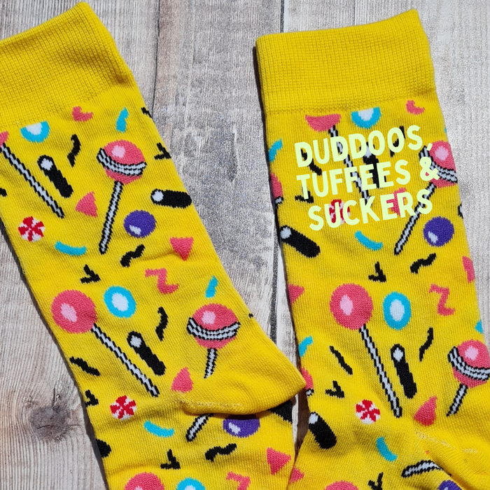 Dudoos, tuffees and suckers Socks