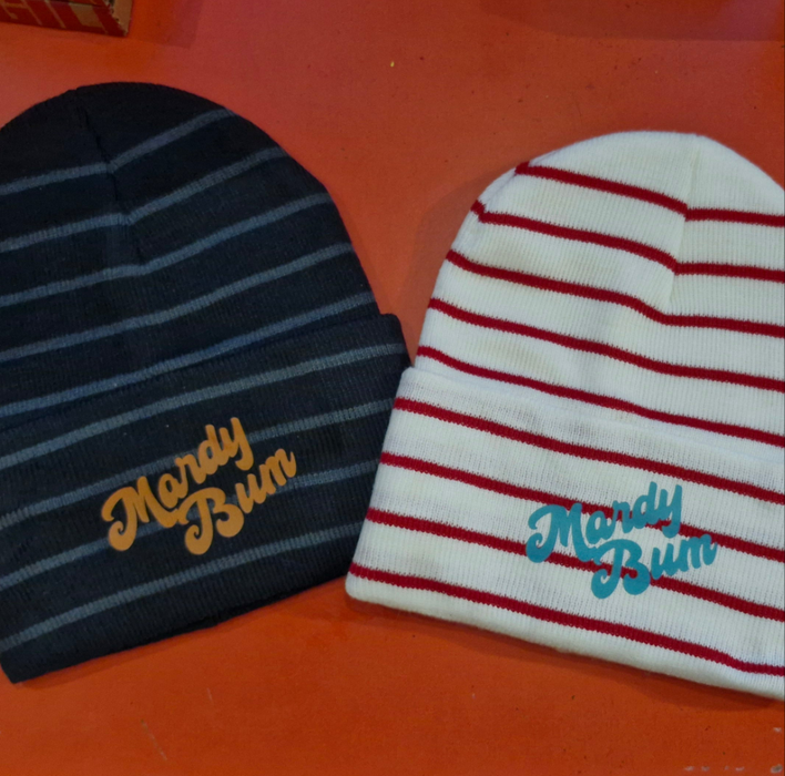 Mardy Bum striped Beanie