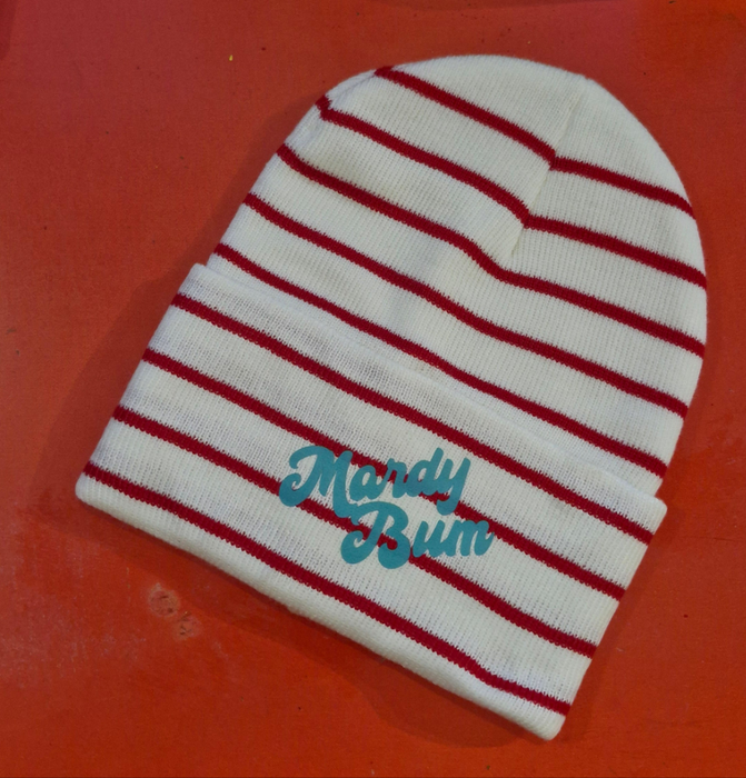 Mardy Bum striped Beanie