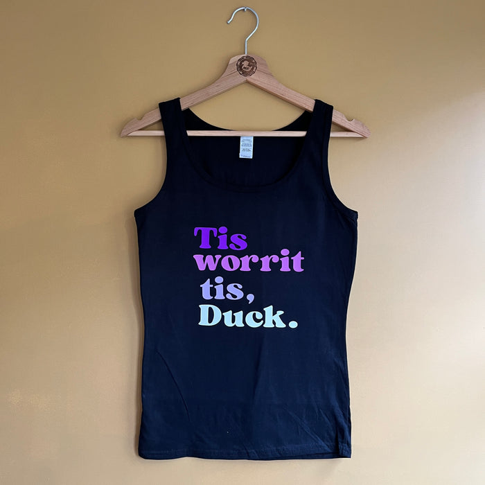 Tis worrit tis Duck Black Vest