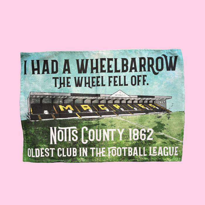 Notts County oldest club Tea-Towel