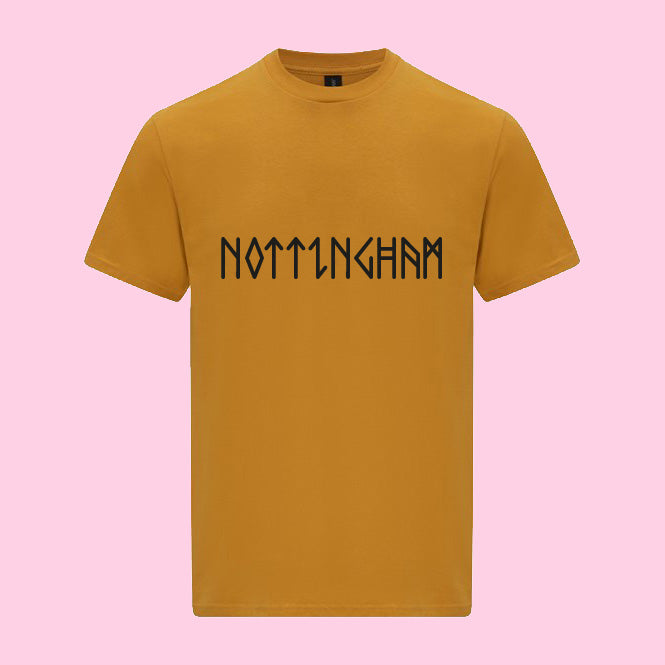 Nottingham Runic Mustard T-shirt