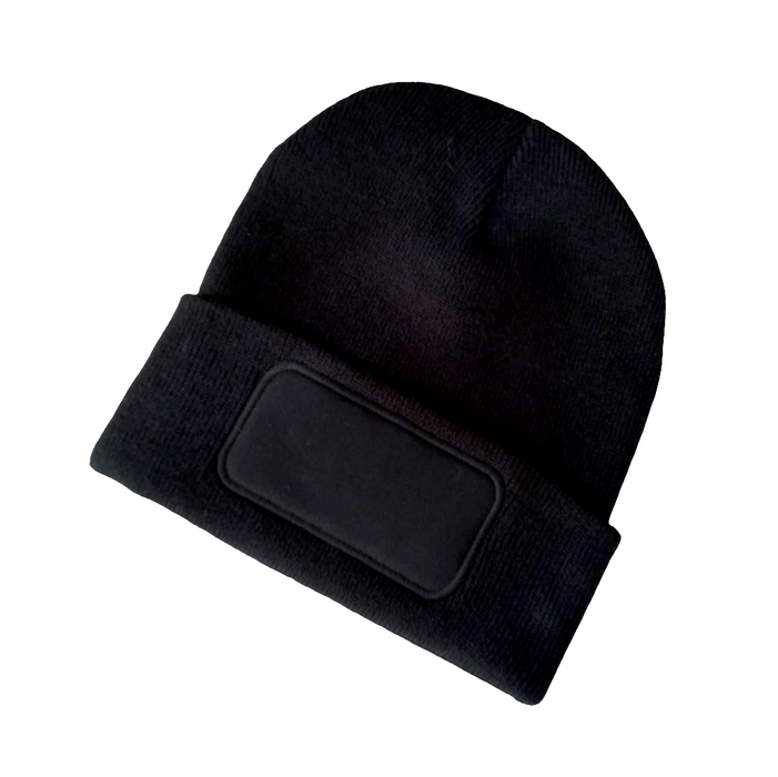 Black Bobble/Beanie Hats - choose your design