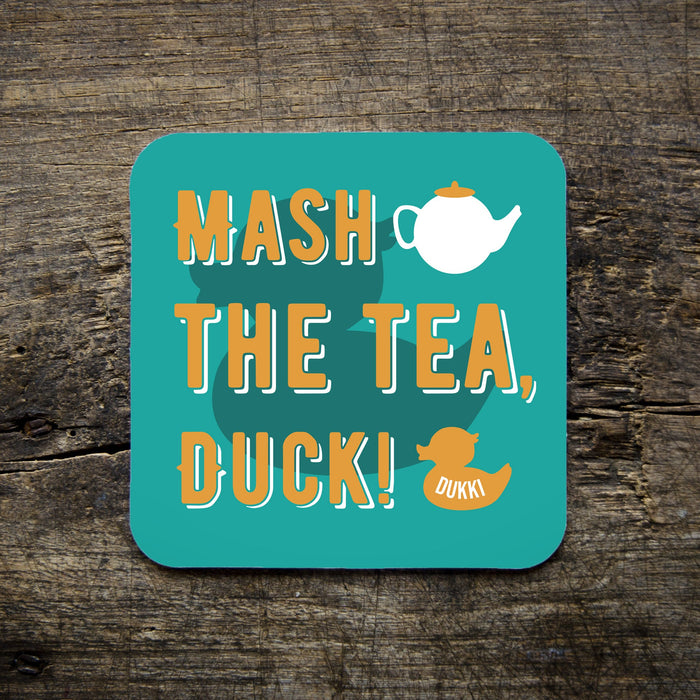 Mash the Tea, Duck! Coaster