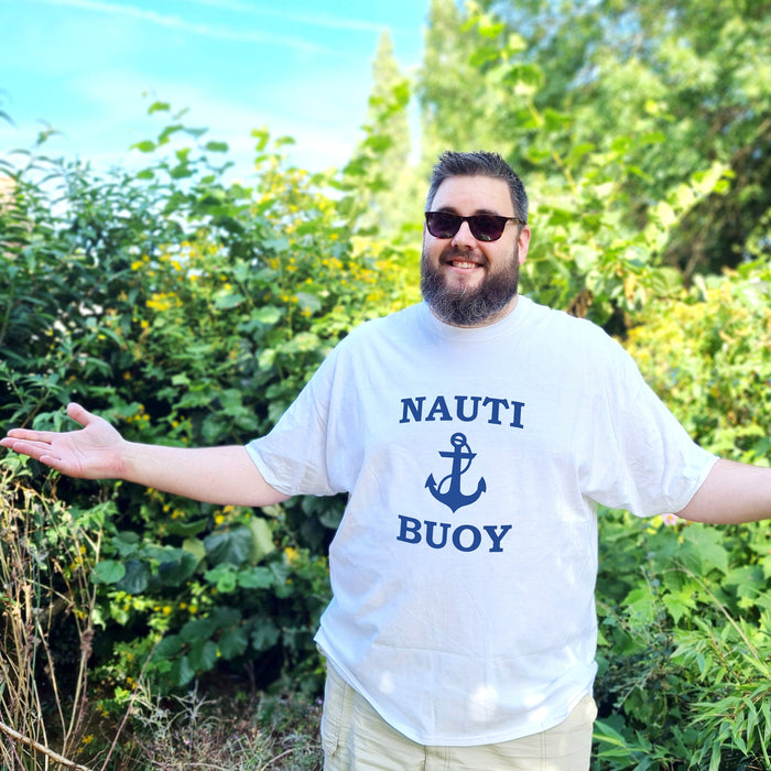 Nauti Buoy T-shirt - x1 Size Large in White