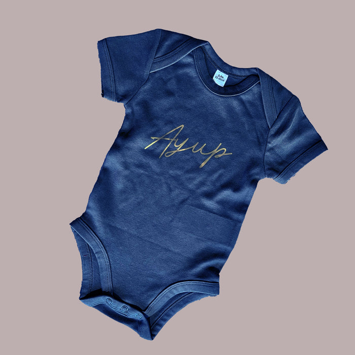 Ayup Babygrow Gold Print