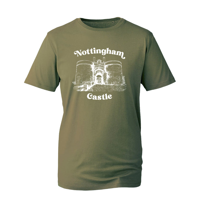 Nottingham Castle Gates Illustration T-Shirt