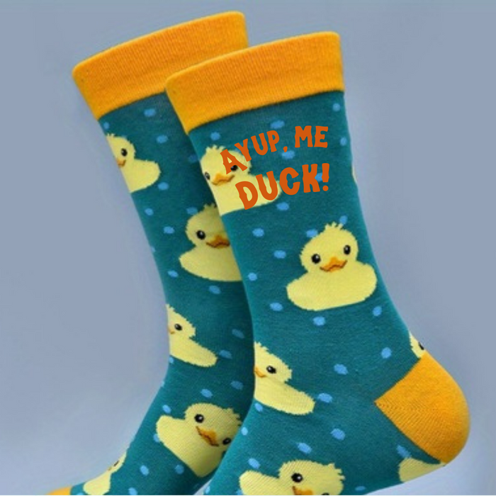 Ayup, me duck! Rubber Duck Socks