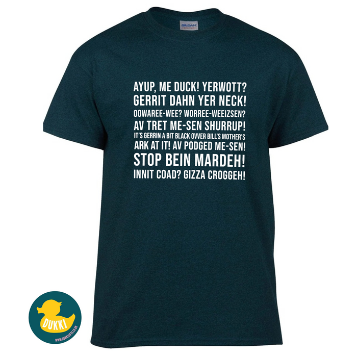 Nottingham Phrases T shirt