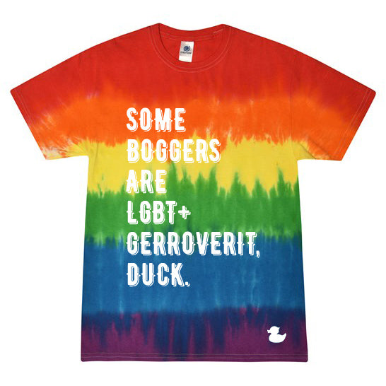 Some Boggers are LGBT+ gerroverit duck. T-shirt