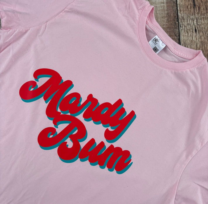 Mardy Bum Dropshadow Retro T-shirt