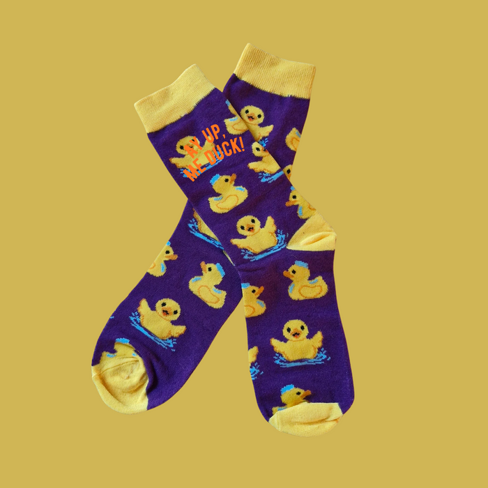 Ayup, me duck! Rubber Duck Socks