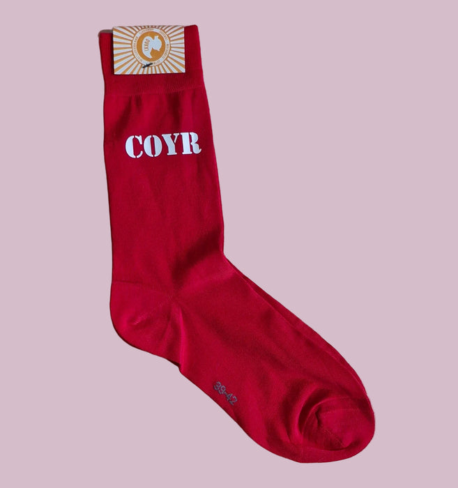 COYR Come on you Reds! Forest Fan Football Socks