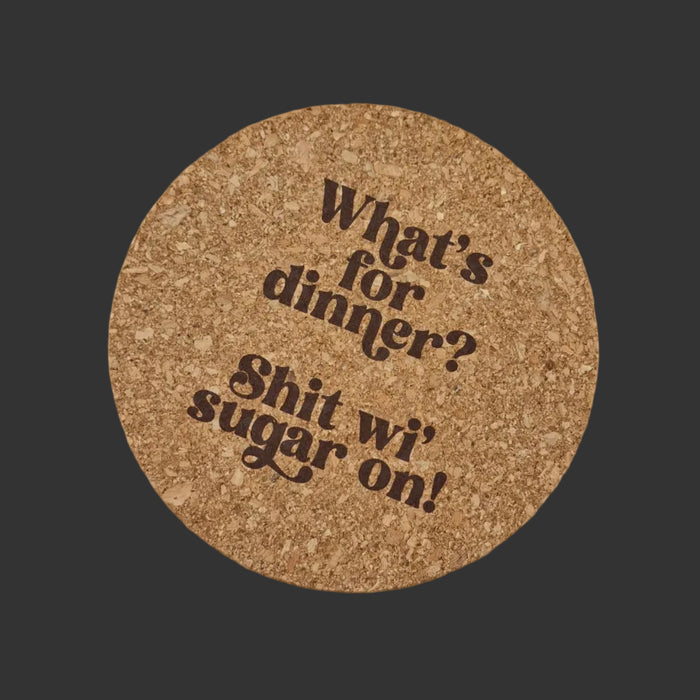 What's for dinner? Cork Pot Stand