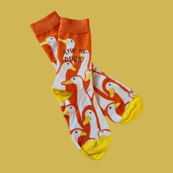 Ayup, me duck! Rubber Duck Socks