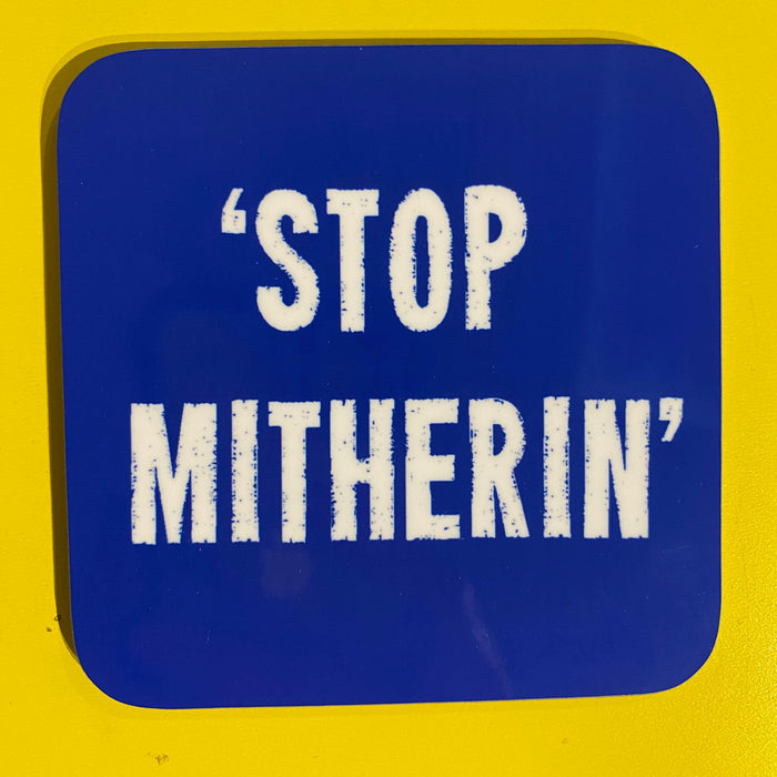 Mis-printed dialect Coasters