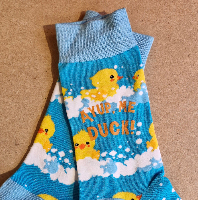 Ayup, me duck! Rubber Duck Socks