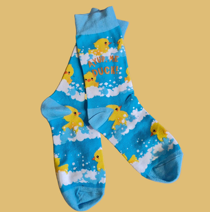 Ayup, me duck! Rubber Duck Socks