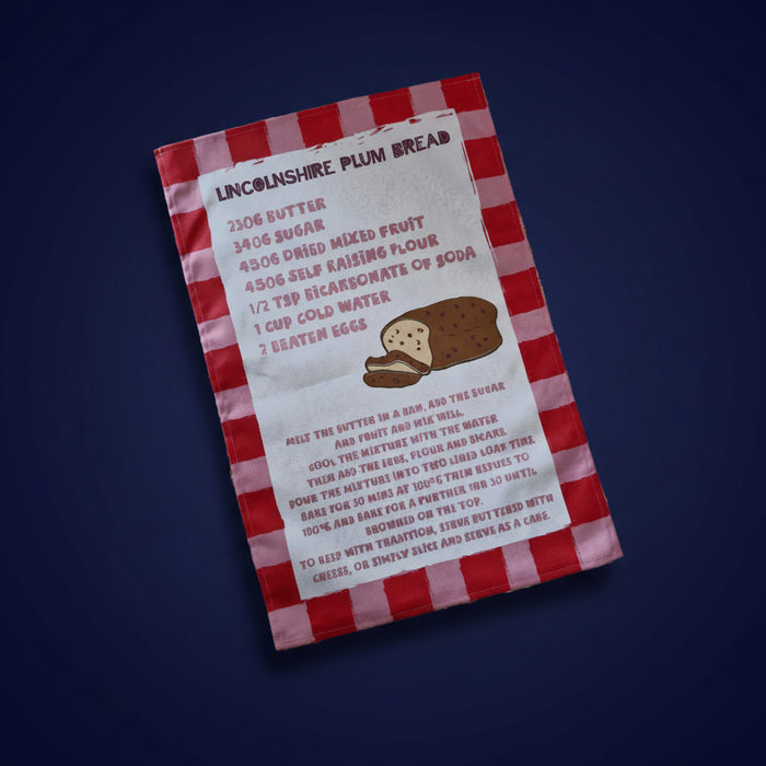 Lincolnshire Plum Bread Teatowel