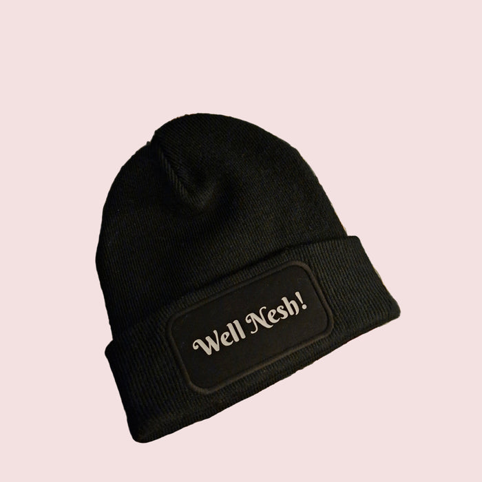 Black Bobble/Beanie Hats - choose your design