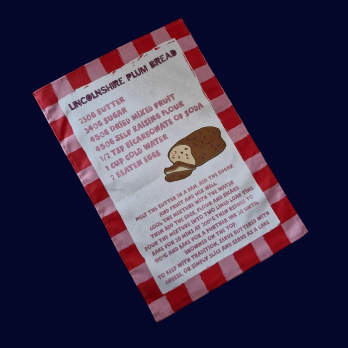 Lincolnshire Plum Bread Teatowel