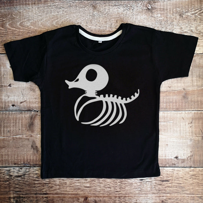 Trixy Styx the Skeleton Halloween Kids T-shirt - x1 Size Kids M, 7-8 Years