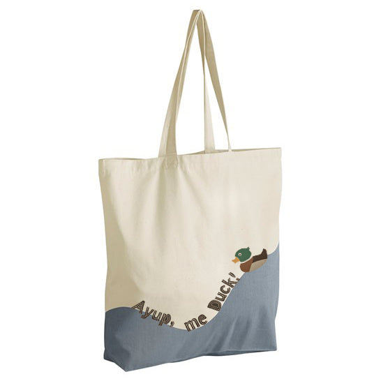 Ayup, me Duck! Wave beach tote Bag