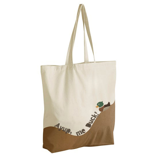 Ayup, me Duck! Wave beach tote Bag