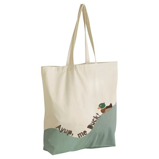 Ayup, me Duck! Wave beach tote Bag
