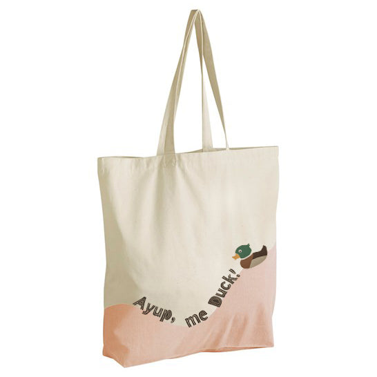 Ayup, me Duck! Wave beach tote Bag