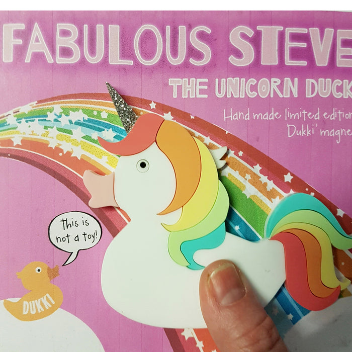 Fabulous Steve - Acrylic Inlaid Handmade Fridge Magnet