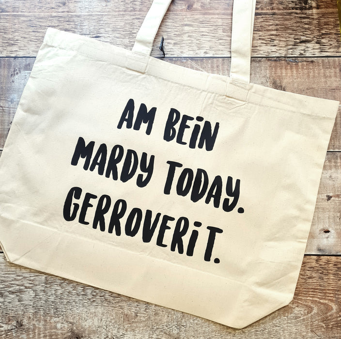 Am bein mardy today, Gerroverit! Beach tote Bag