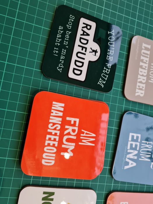 Mis-printed Place-name Coasters