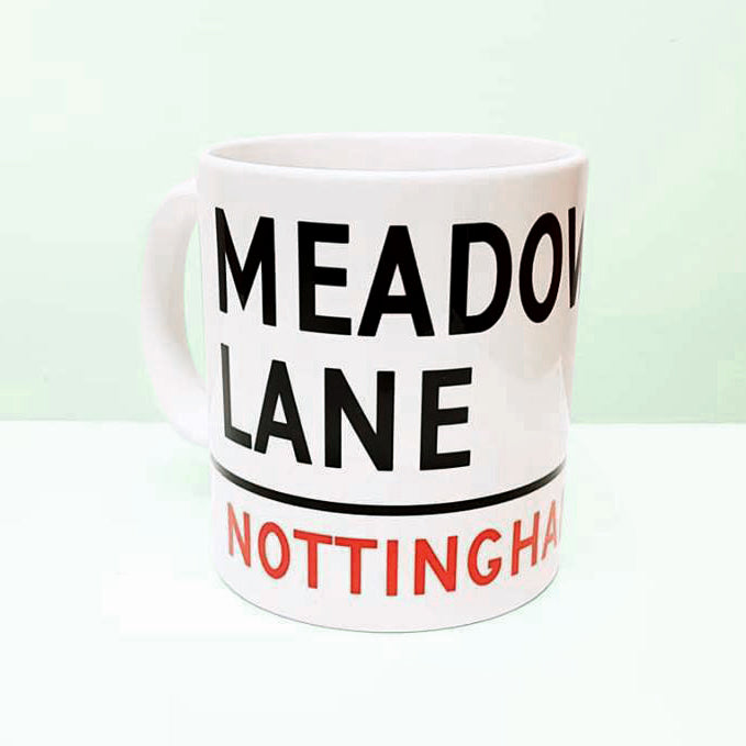 Meadow Lane Street Sign Mug