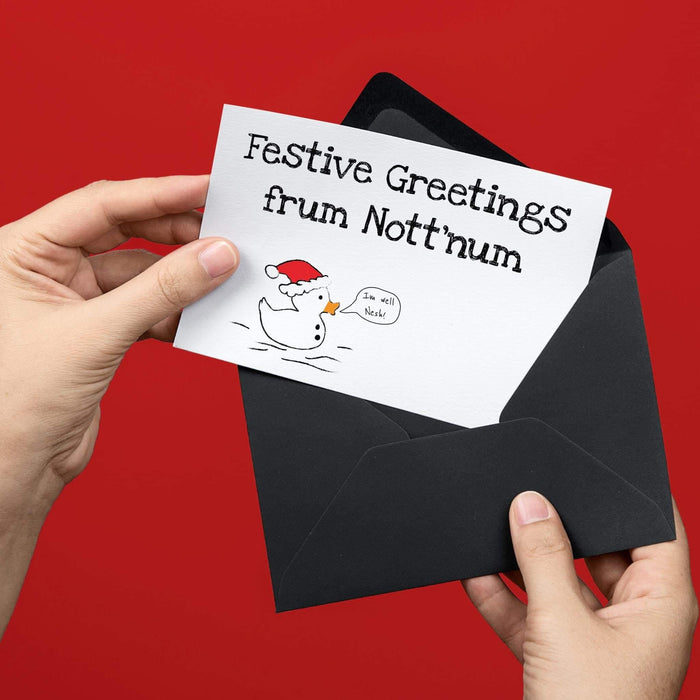 FESTIVE GREETINGS FRUM NOTT'NUM!
